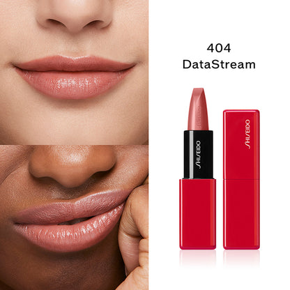 SHISEIDO Techno Satin Gel Lipstick, 404 Data Stream, 3.3g