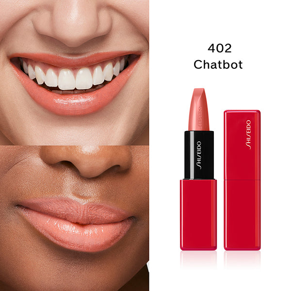 SHISEIDO Techno Satin Gel Lipstick, 402 Chatbot, 3.3g