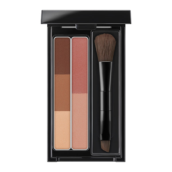 Designing Eyebrow 3D (Dual Color), EX-6 Reddish Brown x Strawberry Red, 2.3g