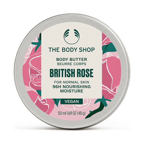 Body butter, 50ml, British rose scent