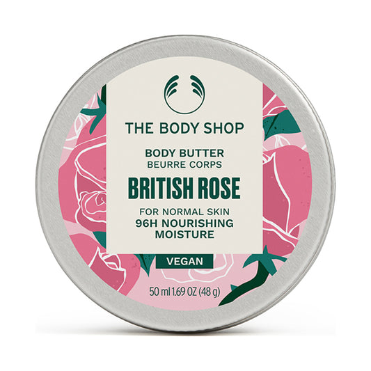 Body butter, 50ml, British rose scent