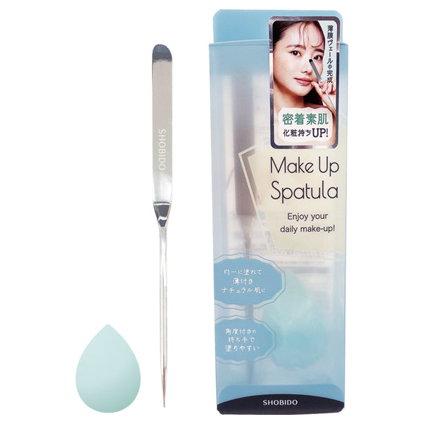 SHOBIDO Makeup Spatula & Mini 3D Sponge Set