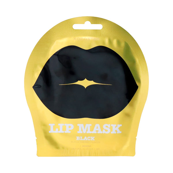 Lip Mask Black, BLACK, 3g 1 sheet, Black Cherry Scent