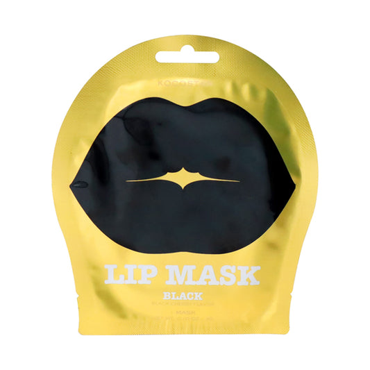 Lip Mask Black, BLACK, 3g 1 sheet, Black Cherry Scent