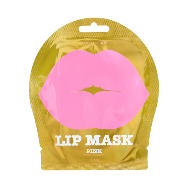 Lip Mask Pink, PINK, 3g 1 sheet, Peach scent