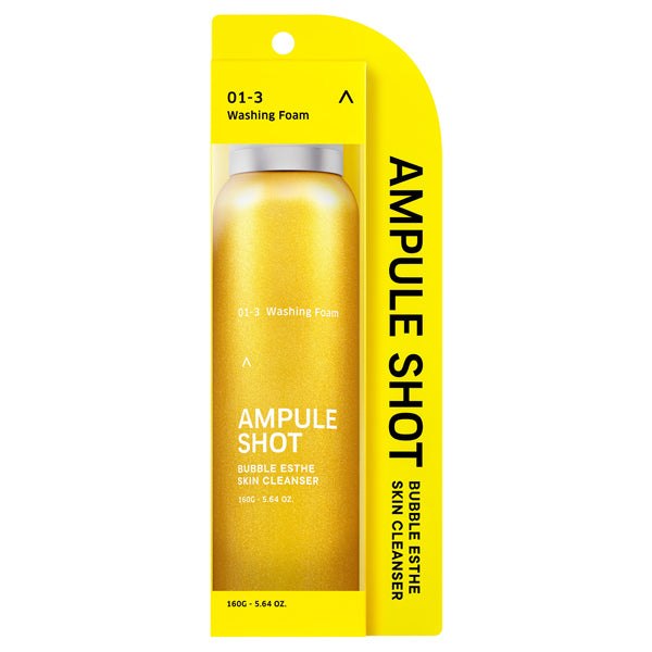 Ampoule Shot Bubble Esthe Carbonated Facial Cleanser, 160g