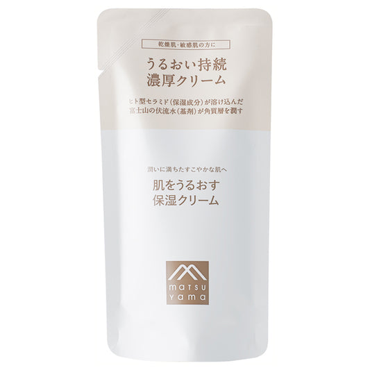 Hada wo Uruosu Moisturizing Skin Care Cream (Refill), 45g