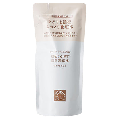 Hada wo Uruosu Moisturizing Skin Care Penetrating Water Moist Rich (Refill), 110ml