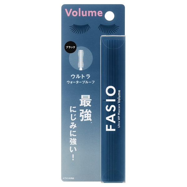 Fasio Ultra WP Mascara (Volume), 01 Black, 6g, Fragrance-free