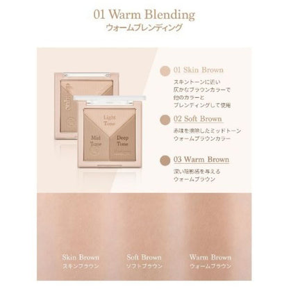 dasique V-Cut Blending Shading, 01 Warm Blending, 13g