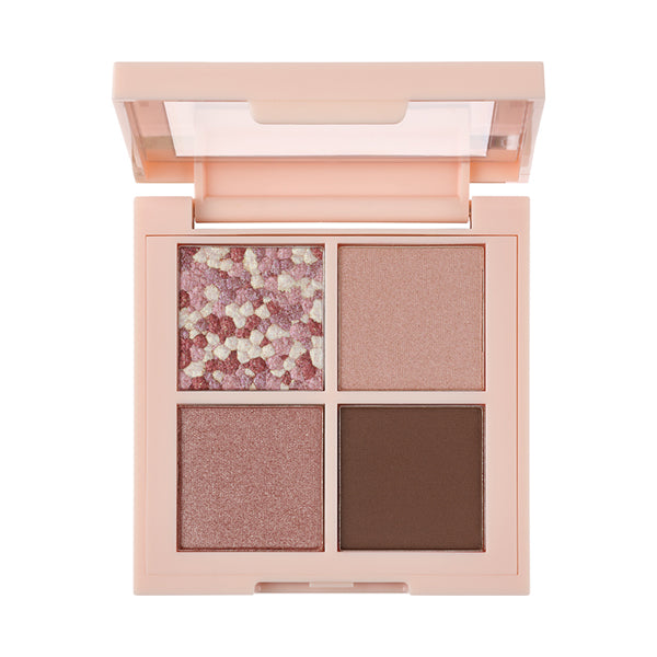 Dazzle Eyeshadow Quad, 004 Rosy Brown, 3.0g