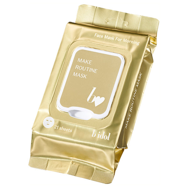 b idol Makeup Routine Mask R, 21 sheets, Grapefruit scent