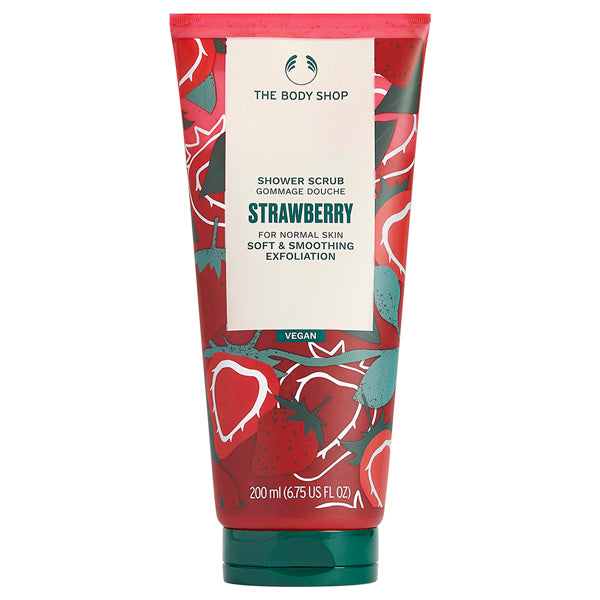Shower Scrub Strawberry, 200ml