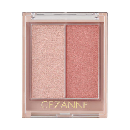 CEZANNE Face Glow Color, 02 Rose Glow, 5.9g
