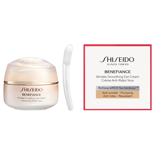 SHISEIDO Benefiance Wrinkle Smoothing Eye Cream N, 15g (Floral Green)