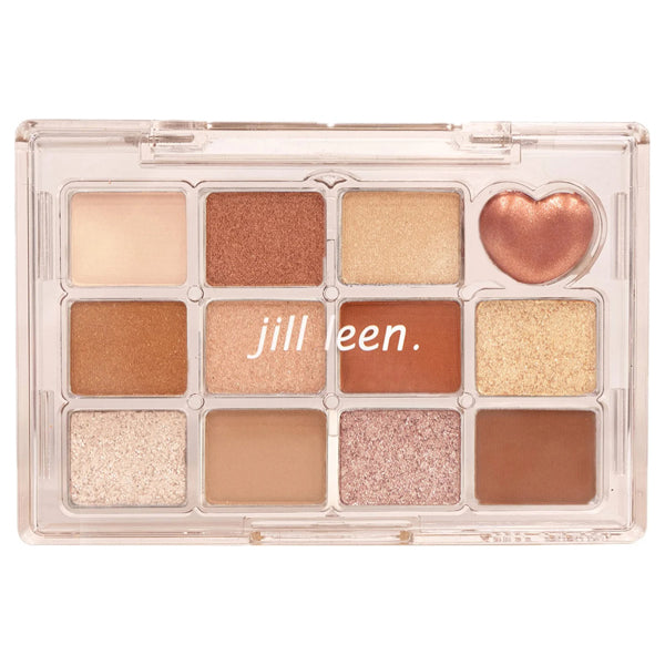 jill leen. ジルリーン Shining 12-color mini eyeshadow, HT03, 7.2g