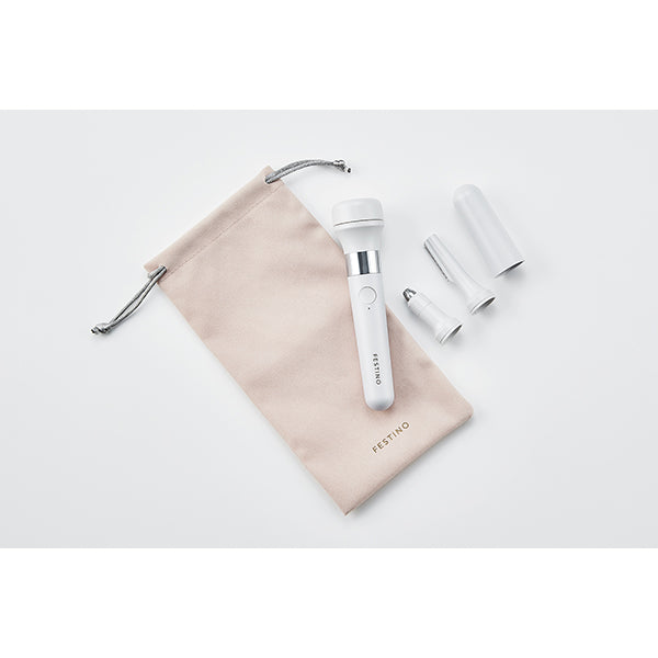 FESTINO Rechargeable 3-in-1 Multi Care Shaver (White)
