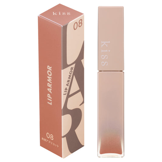 KiSS Lip Armor, 08 Paw Apricot, 5g