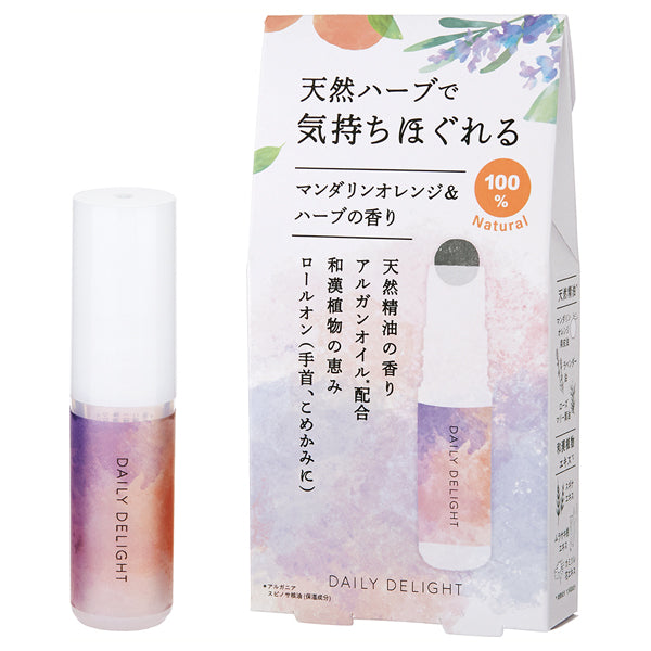 Daily Delight Enjoy Natural Herbal Aroma Roll-on, 4ml (Mandarin Orange & Herb)