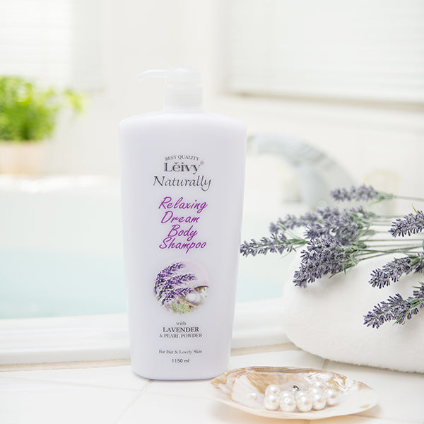 Leivy Body Shampoo Lavender & Pearl, 500ml, Sweet Lavender Vanilla Scent