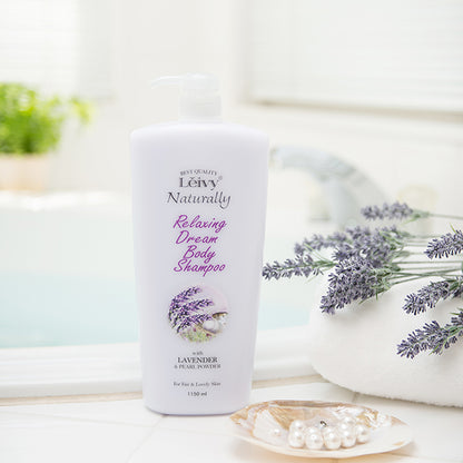 Leivy Body Shampoo Lavender & Pearl, 500ml, Sweet Lavender Vanilla Scent