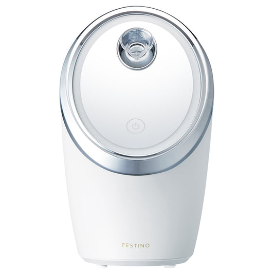 FESTINO Facial Cleansing Nano Steamer W (White)