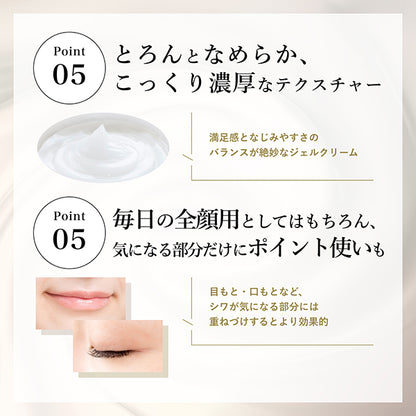Chifure Medicated Wrinkle Gel Cream Refill, 103g