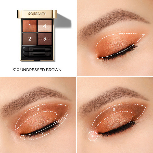 GUERLAIN Ombre Ge, 910, 2.2gx 4