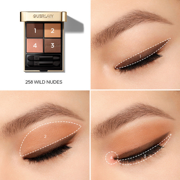 GUERLAIN Ombre Ge, 258, 2.2gx 4