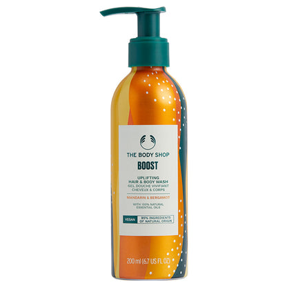Wellness Hair & Body Wash, 200ml, Mandarin & Bergamot