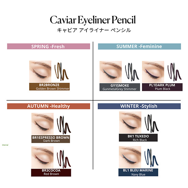 Laura Mercier Caviar Eyeliner Pencil, BR3 COCOA, 1.2g