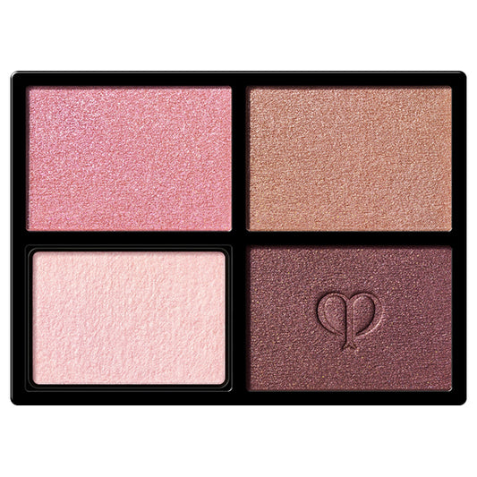 Cle de Peau Beaute Ombre Couleur Quadri, Refill, 9, 6g, Fragrance made with natural rose oil etc.