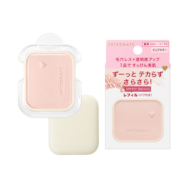 INTEGRATE Suppin Maker Tone Up Powder UV, SPF50+ PA++++, Refill, 9.5g