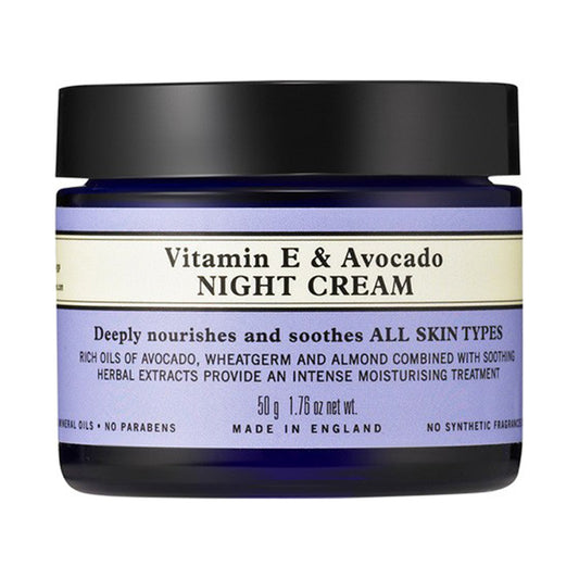 Neal’s Yard Remedies Vitamin E & Avocado Night Cream, 50g