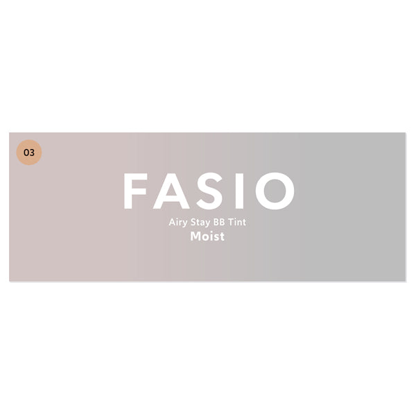 Fasio Airy Stay BB Tint Moist, SPF35 PA+++, 03 Medium Beige, 30g, Fragrance-free