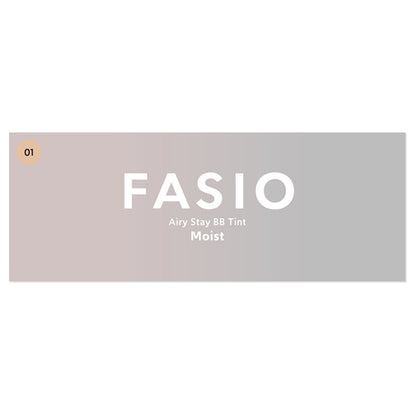 Fasio Airy Stay BB Tint Moist, SPF35 PA+++, 01 Pink Beige, 30g, Fragrance-free