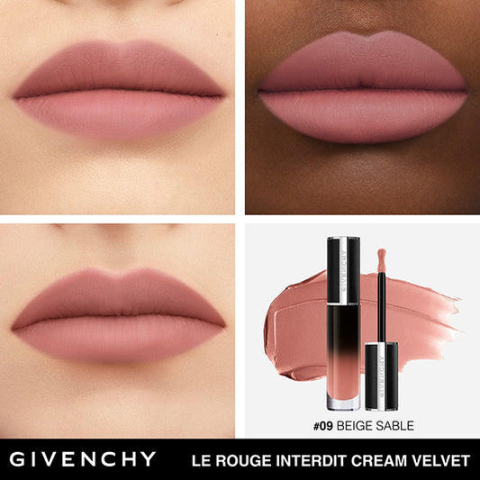 GIVENCHY Rouge Interdit Cream Velvet (No.09 Sand Beige)