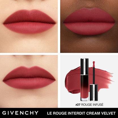 GIVENCHY Rouge Interdit Cream Velvet, No.27 Infused Red, 6.5ml