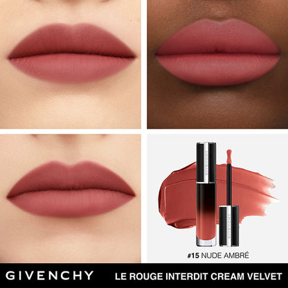 GIVENCHY Rouge Interdit Cream Velvet, No.15 Amber Nude, 6.5ml