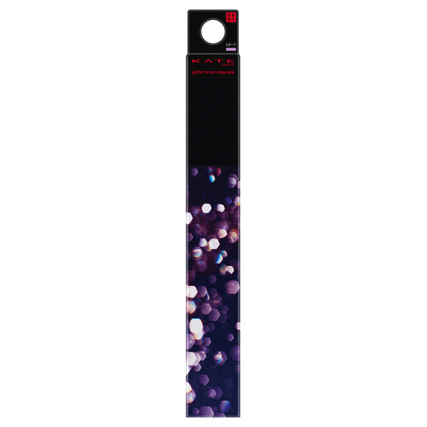KATE Glitter Brow Mascara, LV-1: Purple Secret Stick, 6g
