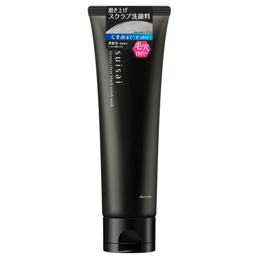 suisai Beauty Clear Black Scrub Wash, 130g (Mint Water Scent)