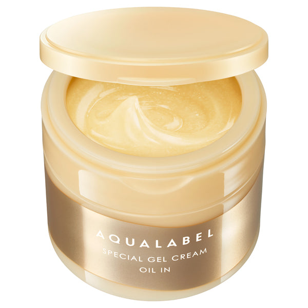 AQUALABEL Special Gel Cream EX (Oil-in), 90g, Herbal rose with a gentle fragrance