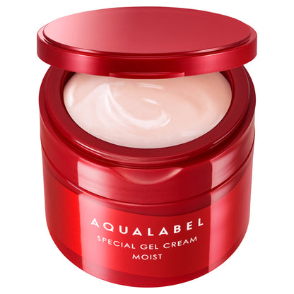 AQUALABEL Special Gel Cream EX (Moist), 90g, Herbal rose scent that gently comforts your senses