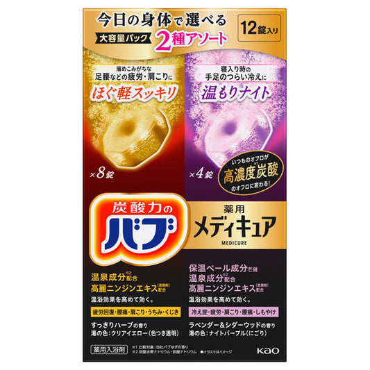 Medicure Assortment 2 types, 12 tablets