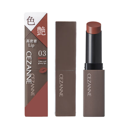 CEZANNE Lip Color Shield, 03 Cocoa Brown, 3.7g