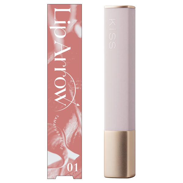 KiSS Lip Arrow, 01 Tamayura Beige, 0.9g
