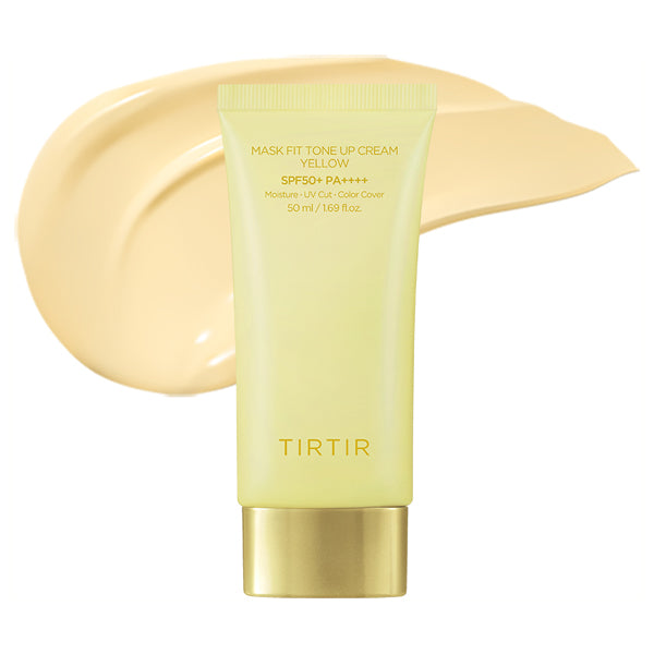 TIRTIR Mask Fit Tone Up Cream, Yellow, Width 55 x Depth 26 x Height 130