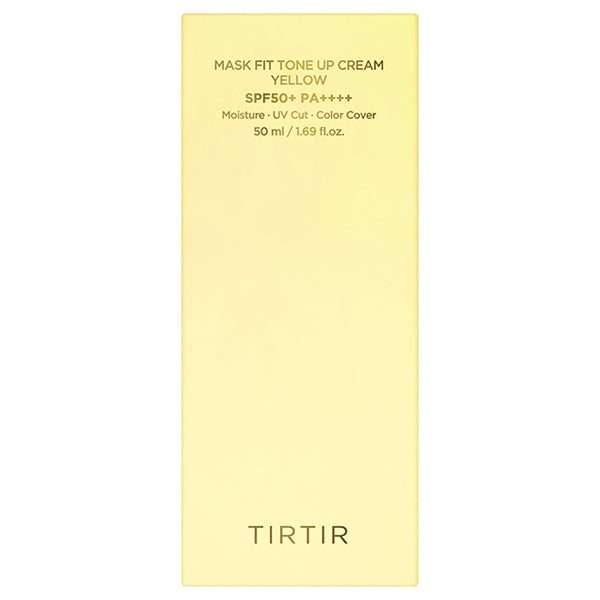 TIRTIR Mask Fit Tone Up Cream, Yellow, Width 55 x Depth 26 x Height 130