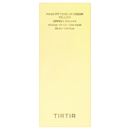 TIRTIR Mask Fit Tone Up Cream, Yellow, Width 55 x Depth 26 x Height 130