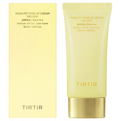 TIRTIR Mask Fit Tone Up Cream, Yellow, Width 55 x Depth 26 x Height 130
